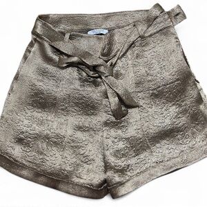 WHIM New York- Elegant Golden Metallic Shorts